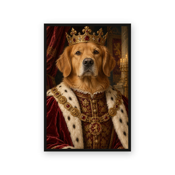 The King portrait style