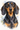 Watercolor custom pet portrait canvas — Dachshund watercolor portrait
