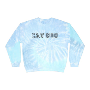 CAT MOM Unisex Tie-Dye Sweatshirt