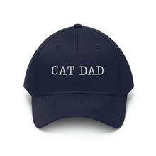 Load image into Gallery viewer, CAT DAD Twill Cap