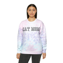 Load image into Gallery viewer, CAT MOM Unisex Tie-Dye Sweatshirt