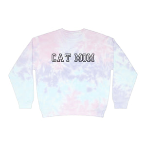 CAT MOM Unisex Tie-Dye Sweatshirt