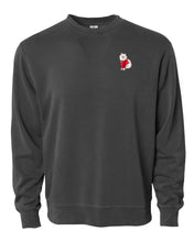 Load image into Gallery viewer, Dog Wearing Bow Tie and Sweater - Custom Embroidered Acid Wash Pullover
