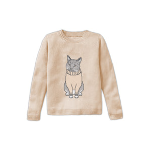 Cat Wearing Sweater - Custom Knitted Sweater