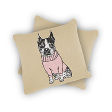Load image into Gallery viewer, Dog Full Body - Custom Knitted Pillow