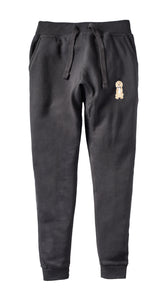 Dog With Bow Tie - Custom Embroidered Lounge Pants