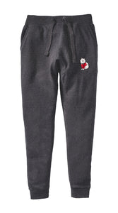 Dog With Bow Tie and Sweater - Custom Embroidered Lounge Pants