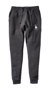 Dog With Bow Tie - Custom Embroidered Lounge Pants