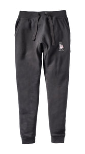 Dog With Bow Tie - Custom Embroidered Lounge Pants