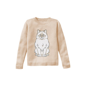 Plain Cat - Custom Knitted Sweater