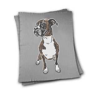 Plain Dog - Custom Knitted Blanket