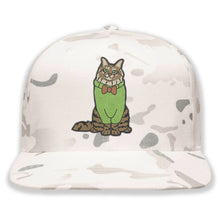 Load image into Gallery viewer, Cat wearing Bowtie and Sweater - Custom Embroidered Camo Hat