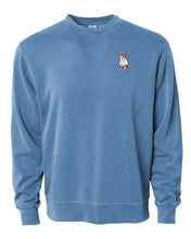 Load image into Gallery viewer, Dog Wearing Sweater- Custom Embroidered Acid Wash Pullover