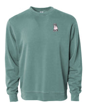 Load image into Gallery viewer, Dog Wearing Sweater- Custom Embroidered Acid Wash Pullover