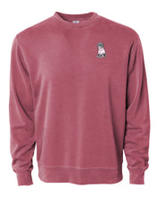 Load image into Gallery viewer, Dog Wearing Sweater- Custom Embroidered Acid Wash Pullover