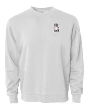Load image into Gallery viewer, Dog Wearing Sweater- Custom Embroidered Acid Wash Pullover