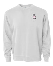 Load image into Gallery viewer, Dog Wearing Sweater- Custom Embroidered Acid Wash Pullover