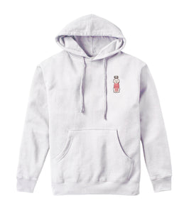Dog With Sweater and Reindeer Ears - Custom Embroidered Hoodie