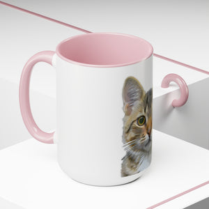 Your pet on a mug, 15 oz size