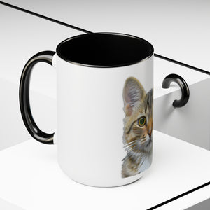Your pet on a mug, 15 oz size