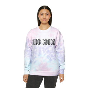 Dog Mom Unisex Tie-Dye Sweatshirt
