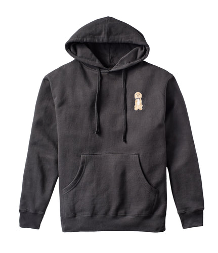 Dog With Bow Tie - Custom Embroidered Hoodie