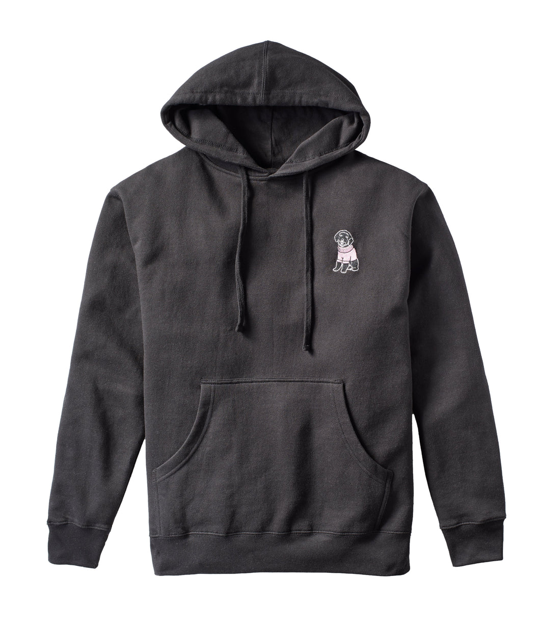 Dog Wearing Sweater - Custom Embroidered Hoodie