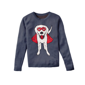 Super Dog - Custom Knitted Sweater