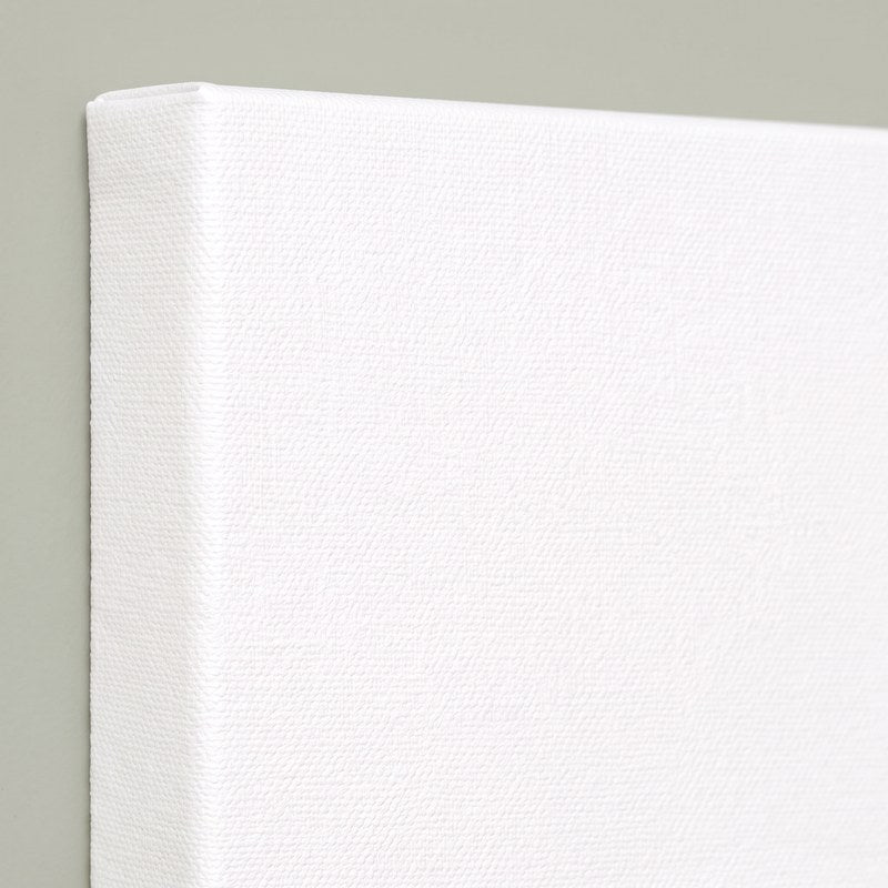 Unframed canvas — corner detail