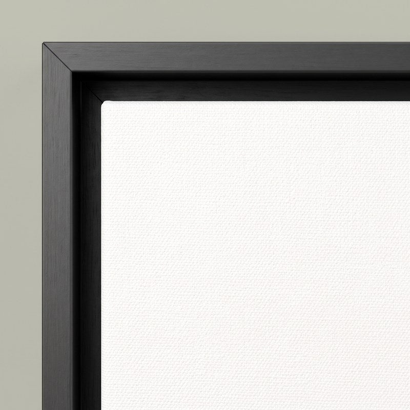 Black frame — corner detail