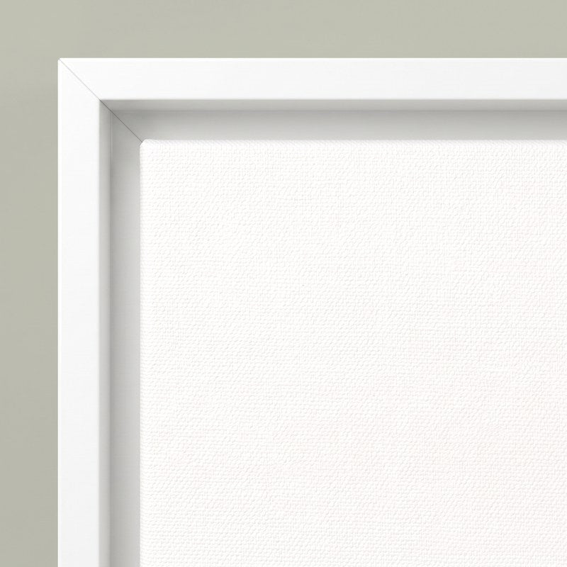 White frame — corner detail